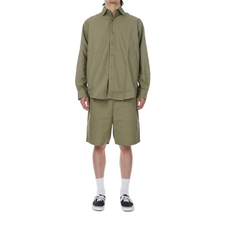 【P5倍 / SALE】NEW BASIC SNAP SHIRTS  - KHAKI (ACY-25SS-001) Acy(エイシー) |  | 05