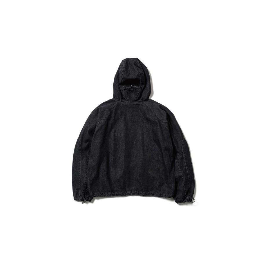 CPG RHOMBUS POCKET FADE DENIM JACKET - BLACK (25AW-CPG-02 / FS1881