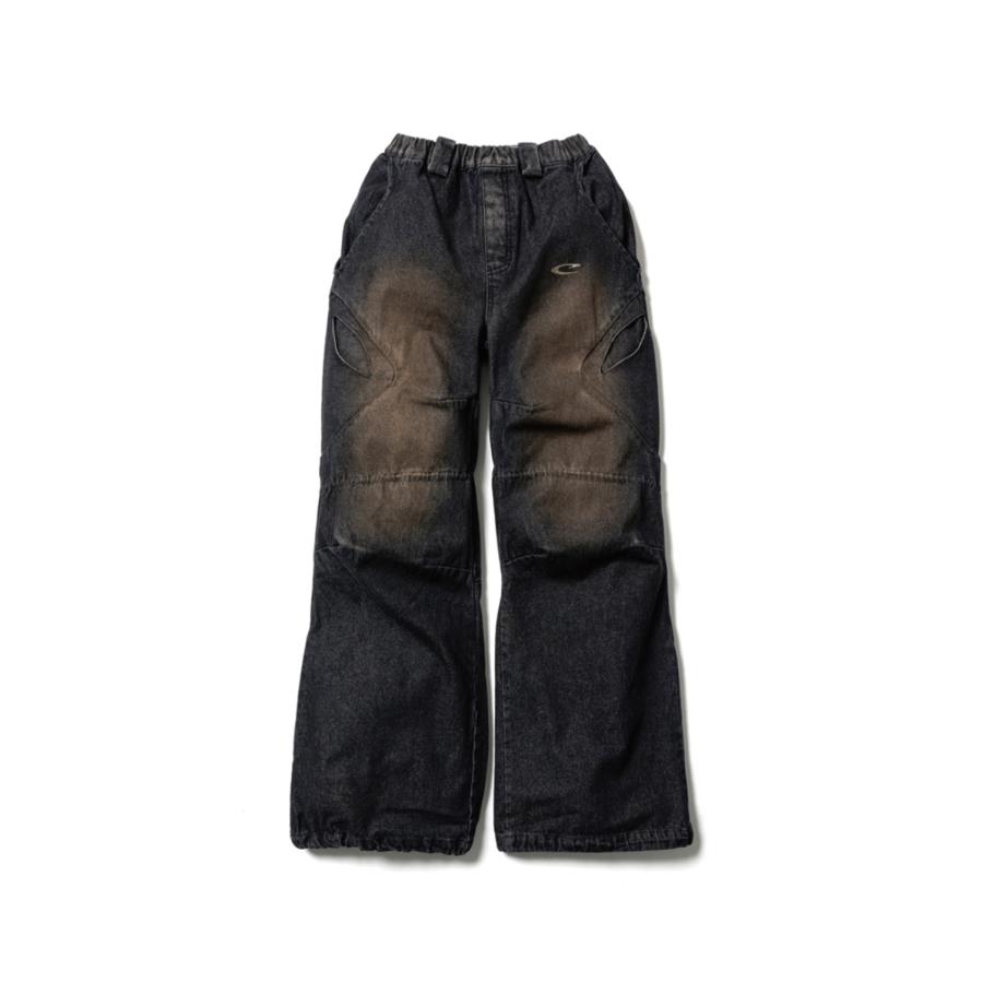 【P2倍 / SALE】CPG RHOMBUS FADE DENIM PANTS - BLACK (25AW-CPG-08 / FS1882) F-LAGSTUF-F(フラグスタフ) |  | 06