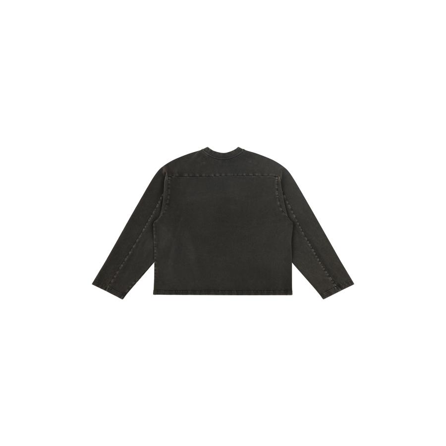 【P5倍 / SALE】HEAVY LONG SLEEVE / WASHED BLACK (UNU-25-2036-WB) Entire Studios(エンタイア スタジオ) |  | 01