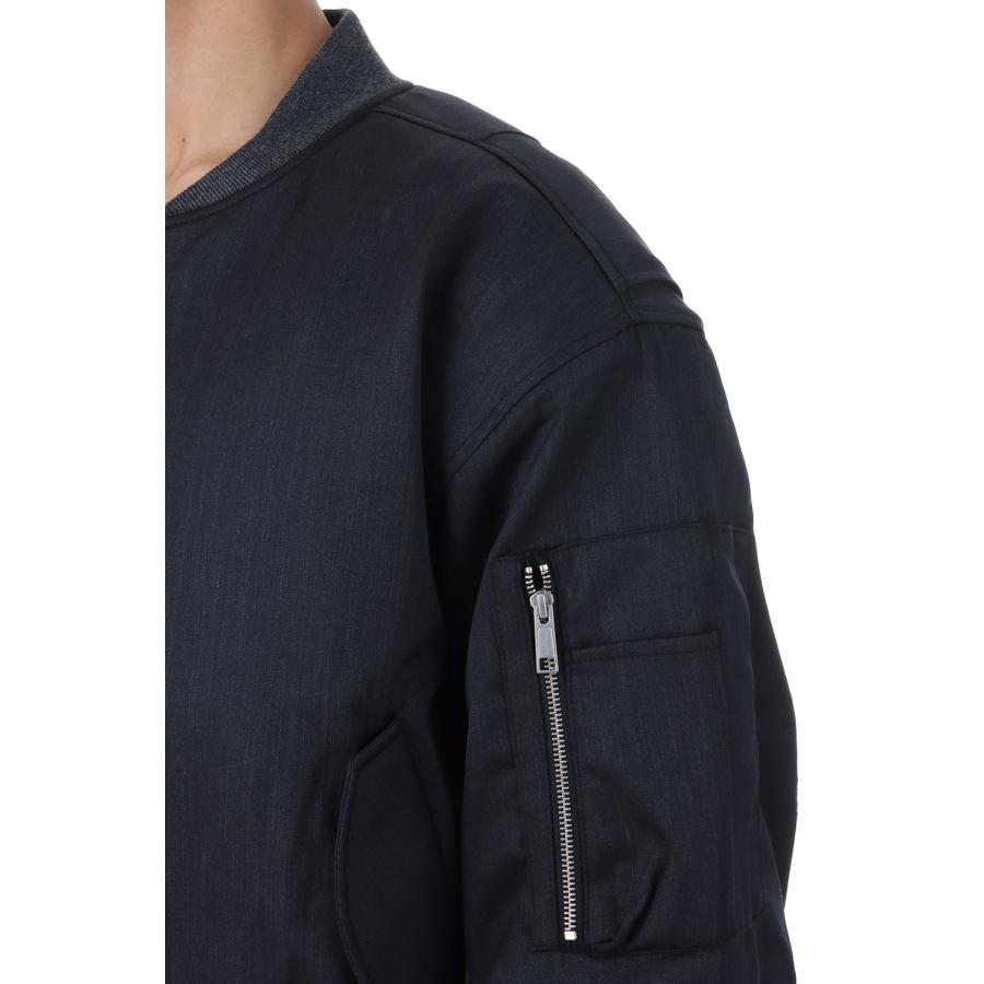 【P5倍 / SALE】CROPPED BROAD BOMBER SUITING / GREY (ESU-W25-1048-GR) Entire Studios(エンタイア スタジオ) |  | 05