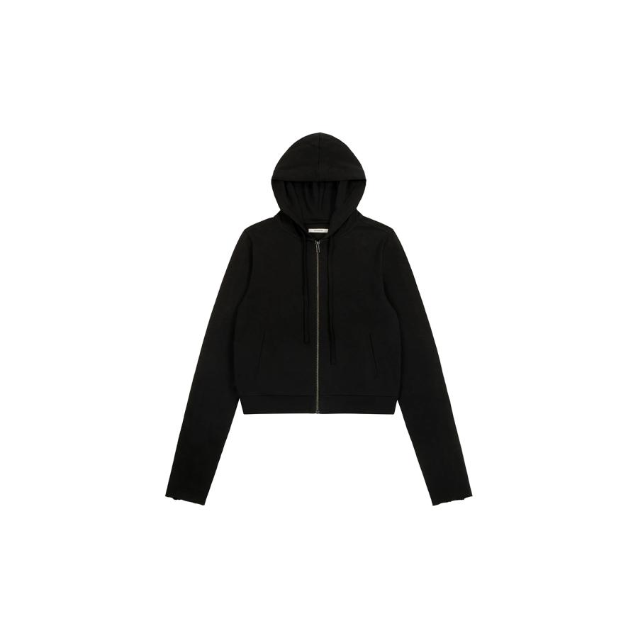 【P5倍 / SALE】LIGHTWEIGHT CROPPED ZIP-UP / BLACK (UNW-25-1010-BL) Entire Studios(エンタイア スタジオ) | 