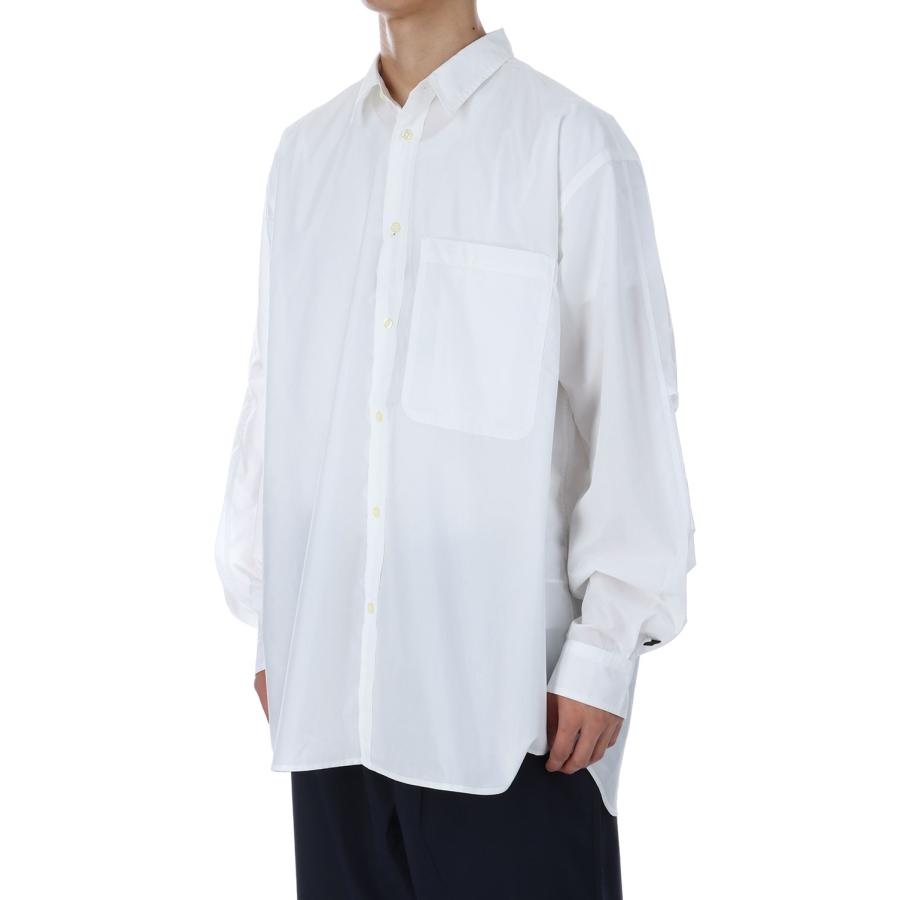 TECH REGULAR COLLAR SHIRT L/S - WHITE (BE-83025W) DAIWA PIER39(ダイワ ピア39) | DAIWA PIER39 | 01