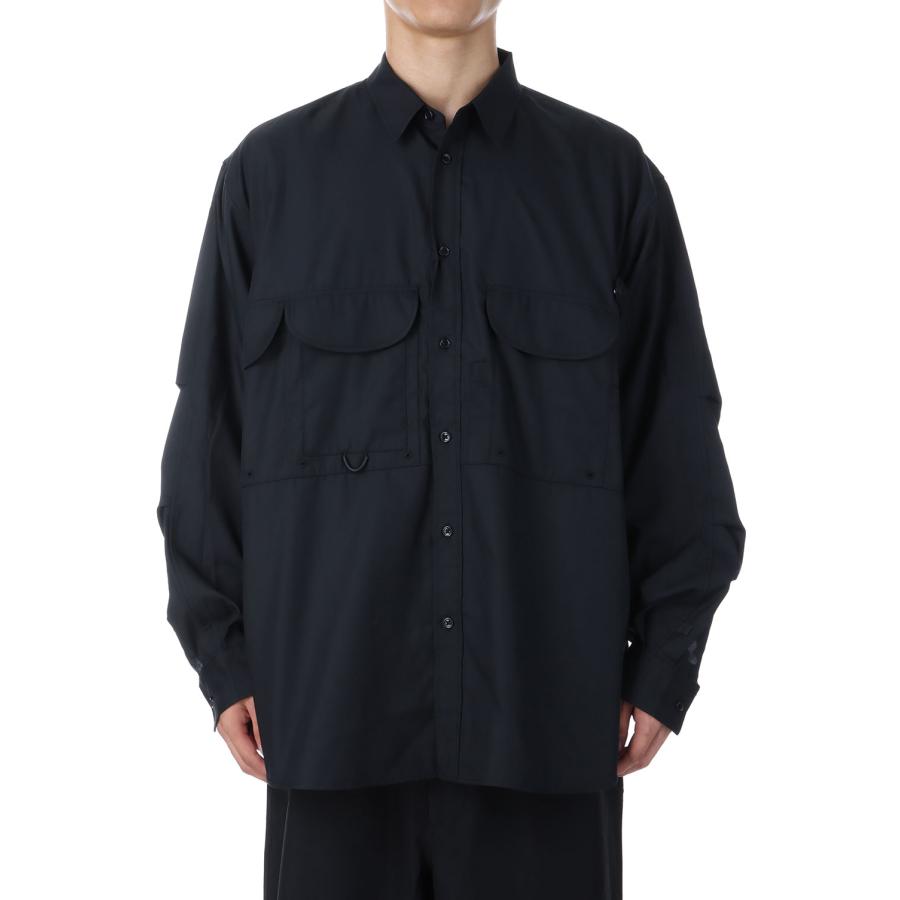DAIWA PIER39 TECH FISHING SHIRT L/S - BLACK (BE-84025W
