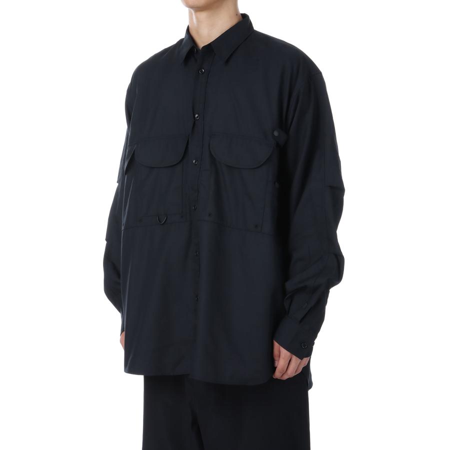 DAIWA PIER39 TECH FISHING SHIRT L/S - BLACK (BE-84025W