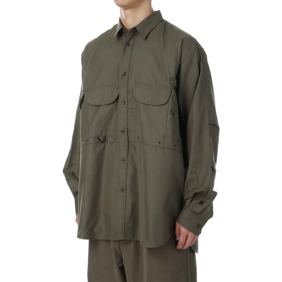 DAIWA PIER39 TECH FISHING SHIRT L/S - OLIVE (BE-84025W