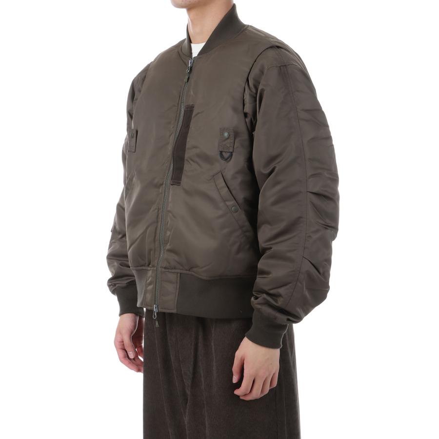【P5倍】TECH 2WAY MA-1 DOWN JACKET - BROWN KHAKI (BW-40025W) DAIWA PIER39(ダイワ ピア39) | DAIWA PIER39 | 01