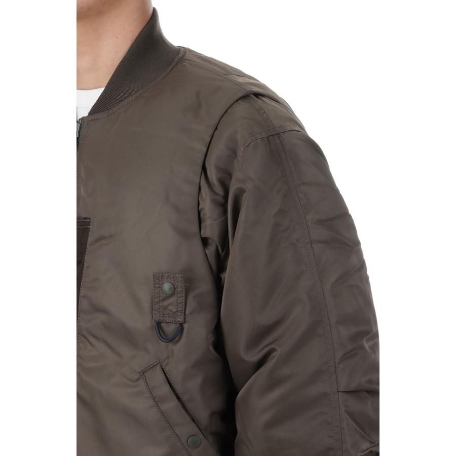 【P5倍】TECH 2WAY MA-1 DOWN JACKET - BROWN KHAKI (BW-40025W) DAIWA PIER39(ダイワ ピア39) | DAIWA PIER39 | 03