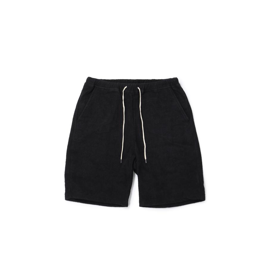 FT BermudaPant (Short Pile) / Black (TFBT-1504) THING FABRICS(シング ファブリックス) | 