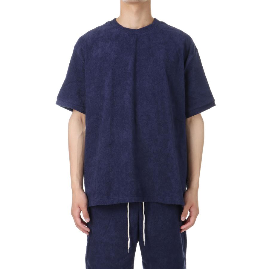 FT-Shirt(2mm Pile) / NAVY (TFIN-1006) THING FABRICS(シング ファブリックス) | 