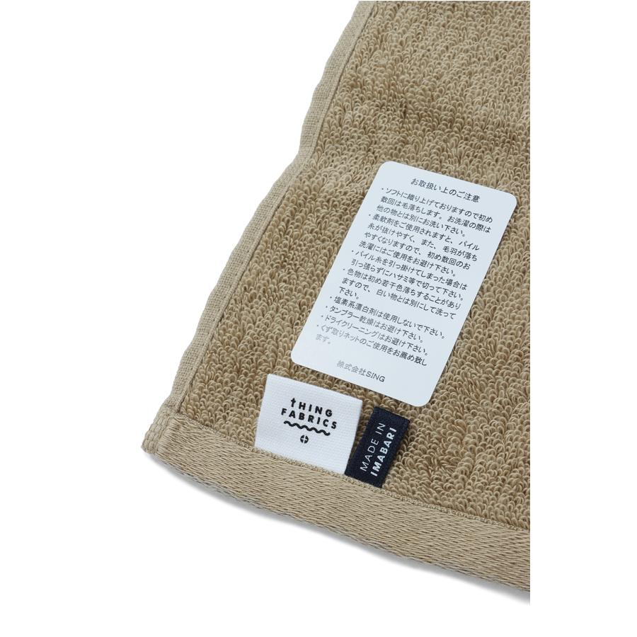 【P5倍】TIP TOP365 face towel - KHAKI BEIGE (TFOT-100) THING FABRICS(シング ファブリックス) |  | 03