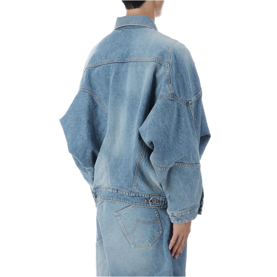 【P2倍 / SALE】DISTORTED CUTTING DENIM JACKET - INDIGO (25AW24BL235) doublet(ダブレット) |  | 02