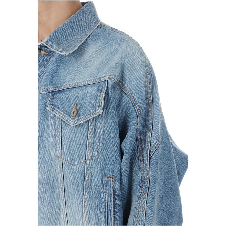 【P2倍 / SALE】DISTORTED CUTTING DENIM JACKET - INDIGO (25AW24BL235) doublet(ダブレット) |  | 03