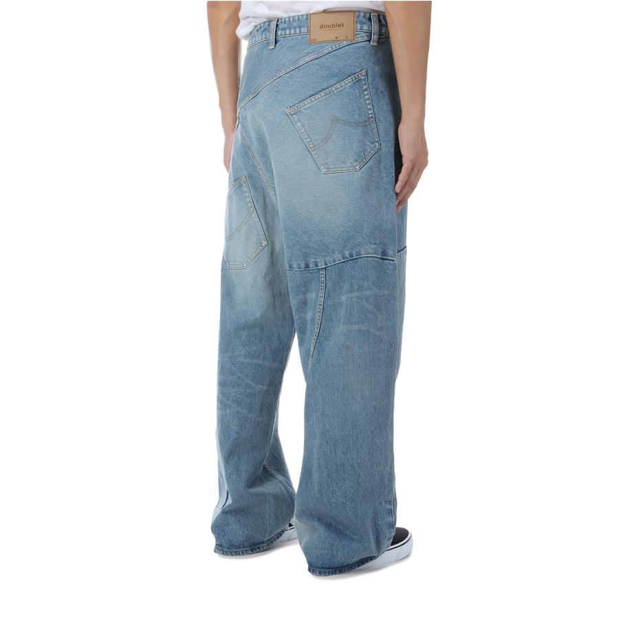 【P2倍】DISTORTED CUTTING DENIM PANTS - INDIGO (25AW24PT323) doublet(ダブレット) |  | 03