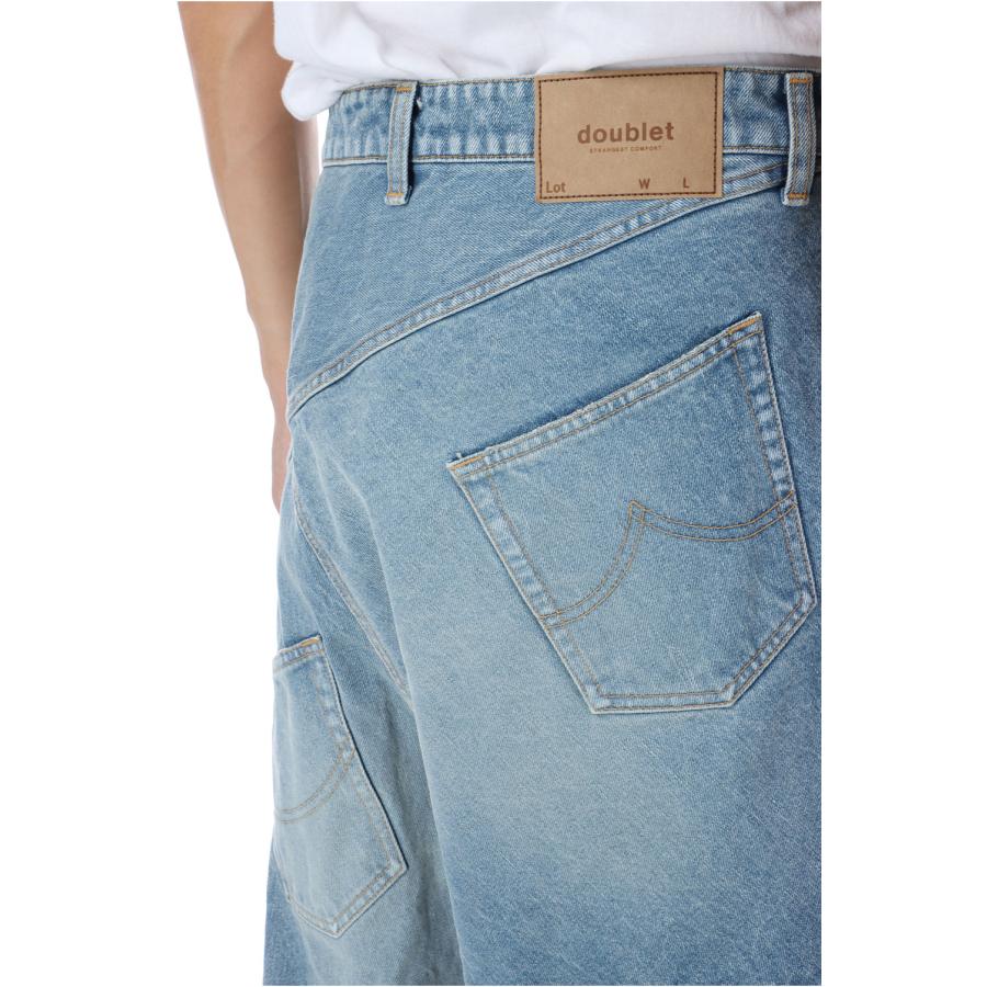 【P2倍】DISTORTED CUTTING DENIM PANTS - INDIGO (25AW24PT323) doublet(ダブレット) |  | 04