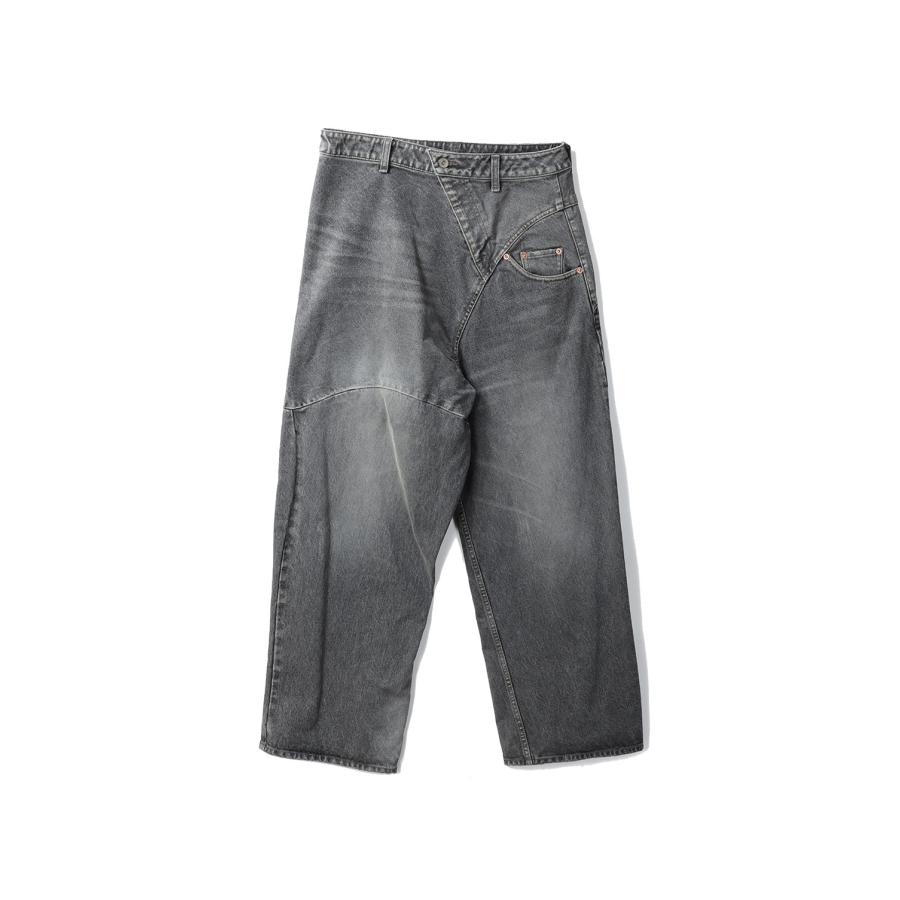 【P2倍】DISTORTED CUTTING DENIM PANTS - BLACK (25AW24PT323) doublet(ダブレット) |  | 07