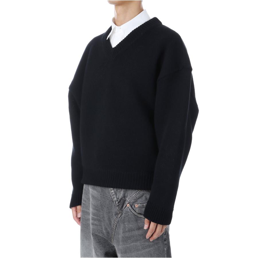 【P2倍】BOUNCE FUSION KNIT PULLOVER - BLACK (25AW67KN196) doublet(ダブレット) |  | 01