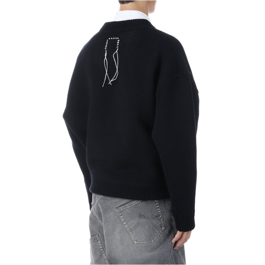 【P2倍】BOUNCE FUSION KNIT PULLOVER - BLACK (25AW67KN196) doublet(ダブレット) |  | 02