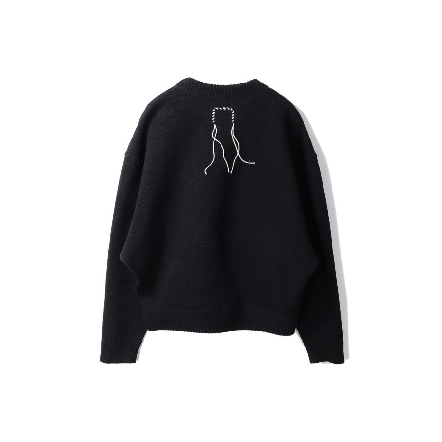 【P2倍】BOUNCE FUSION KNIT PULLOVER - BLACK (25AW67KN196) doublet(ダブレット) |  | 06