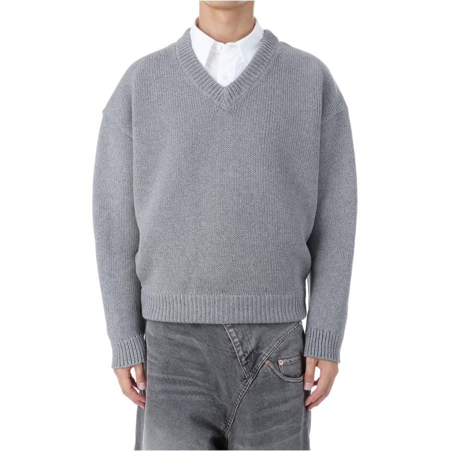 P2倍】BOUNCE FUSION KNIT PULLOVER - GREY (25AW67KN196) doublet
