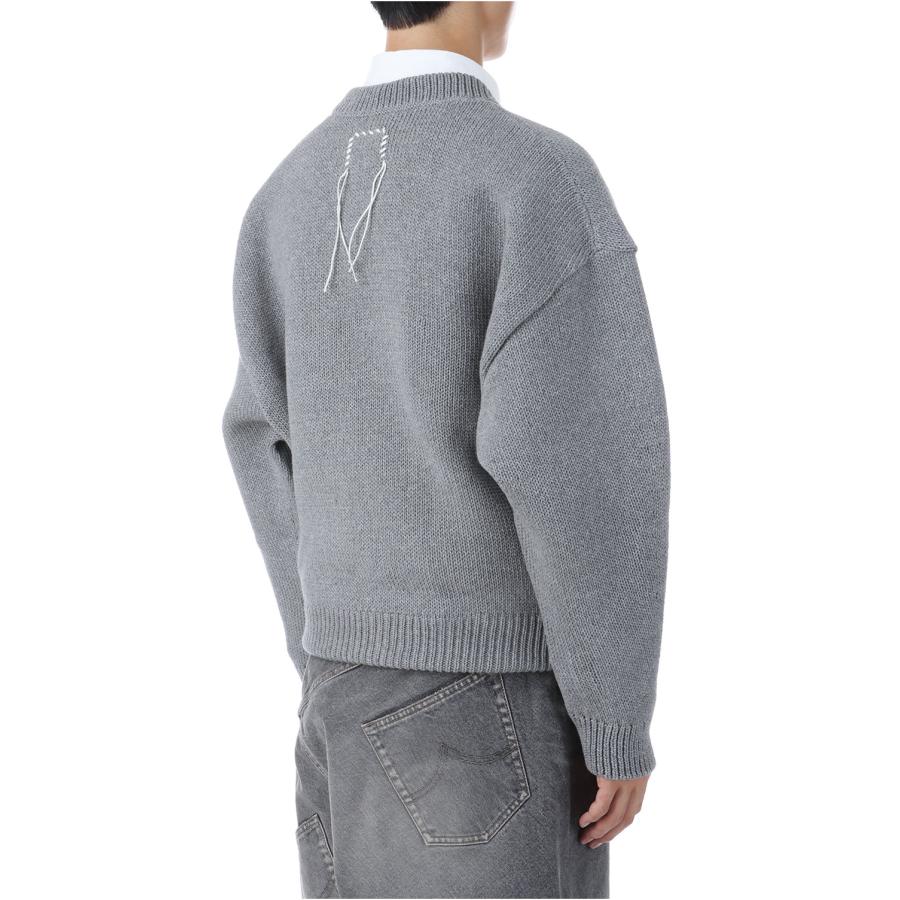 P2倍】BOUNCE FUSION KNIT PULLOVER - GREY (25AW67KN196) doublet