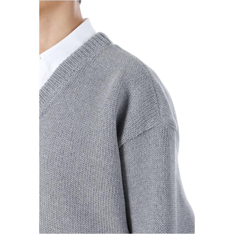 P2倍】BOUNCE FUSION KNIT PULLOVER - GREY (25AW67KN196) doublet
