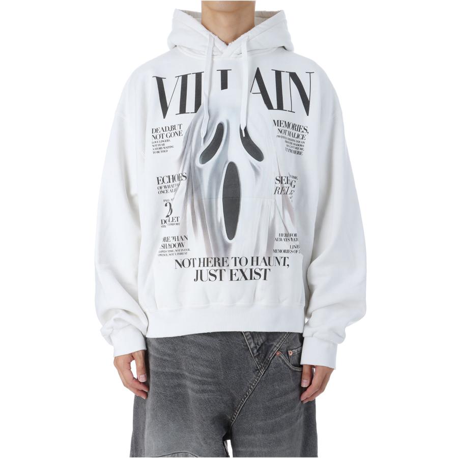 【P2倍 / SALE】VILLAIN COVER PRINT HOODIE - WHITE (25AW47CS410) doublet(ダブレット) | 