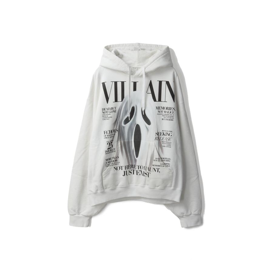 【SALE】VILLAIN COVER PRINT HOODIE - WHITE (25AW47CS410) doublet(ダブレット) |  | 05