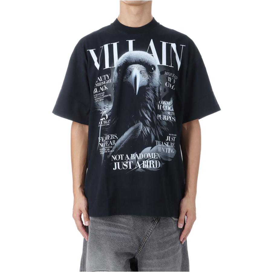 【P2倍】VILLAIN COVER PRINT T-SHIRT - BLACK (25AW48CS411) doublet(ダブレット) | 