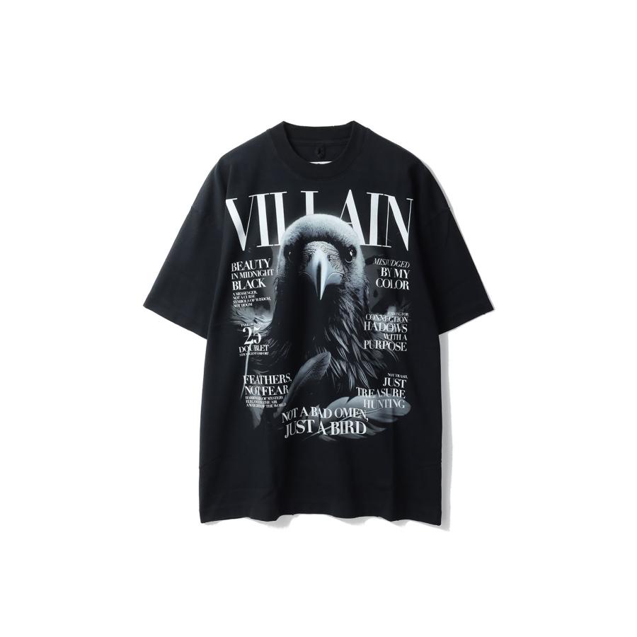 【P2倍】VILLAIN COVER PRINT T-SHIRT - BLACK (25AW48CS411) doublet(ダブレット) |  | 04