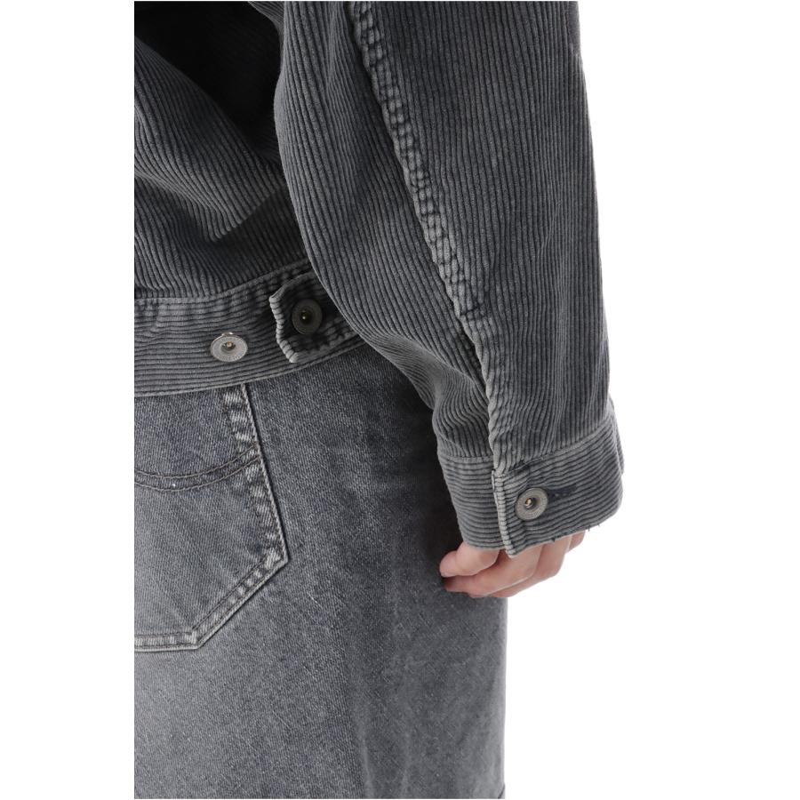【P2倍】BONE APPLIQUE CORDUROY JACKET - GREY (25AW30BL238) doublet(ダブレット) |  | 03