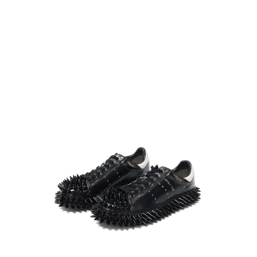 P2倍】SPIKY LEATHER SNEAKER - BLACK (25AW76FT63) doublet