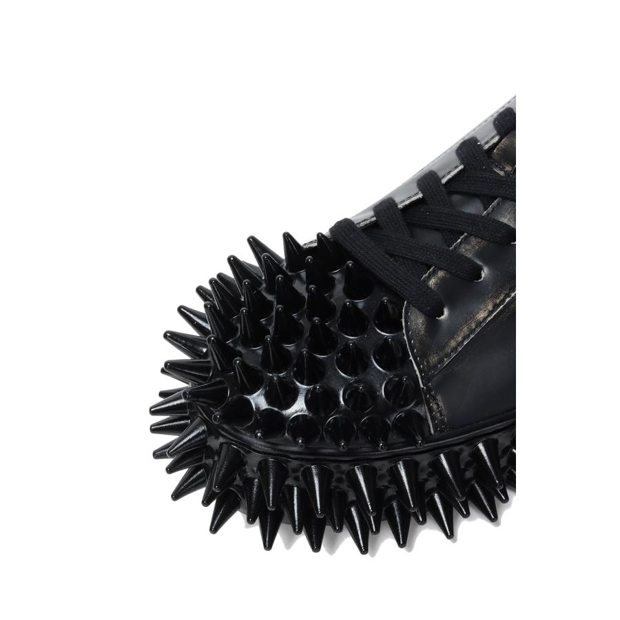 【P2倍】SPIKY LEATHER SNEAKER - BLACK (25AW76FT63) doublet(ダブレット) |  | 07