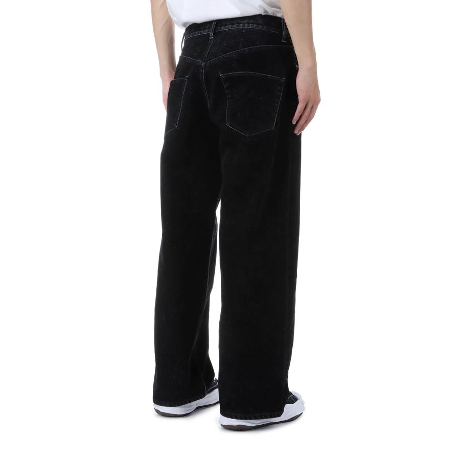 【P2倍】FLOCKED DEINM EMBROIDERED PANTS - BLACK (25AW20PT325) doublet(ダブレット) |  | 05