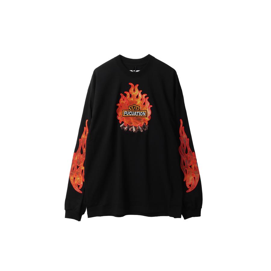 【P2倍】1/F FLUCTUATION LENTICULAR L/S T-SHIRT - BLACK (25AW46CS409) doublet(ダブレット) | 
