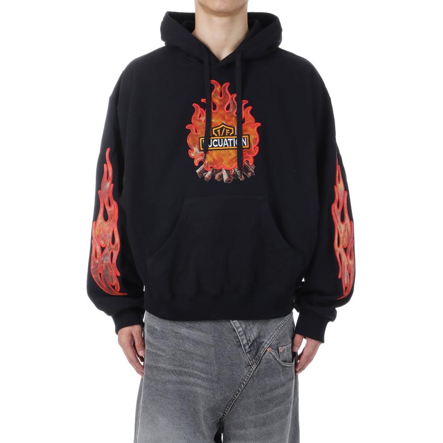 【P2倍 / SALE】1/F FLUCTUATION LENTICULAR HOODIE - BLACK (25AW45CS408) doublet(ダブレット) |  | 02