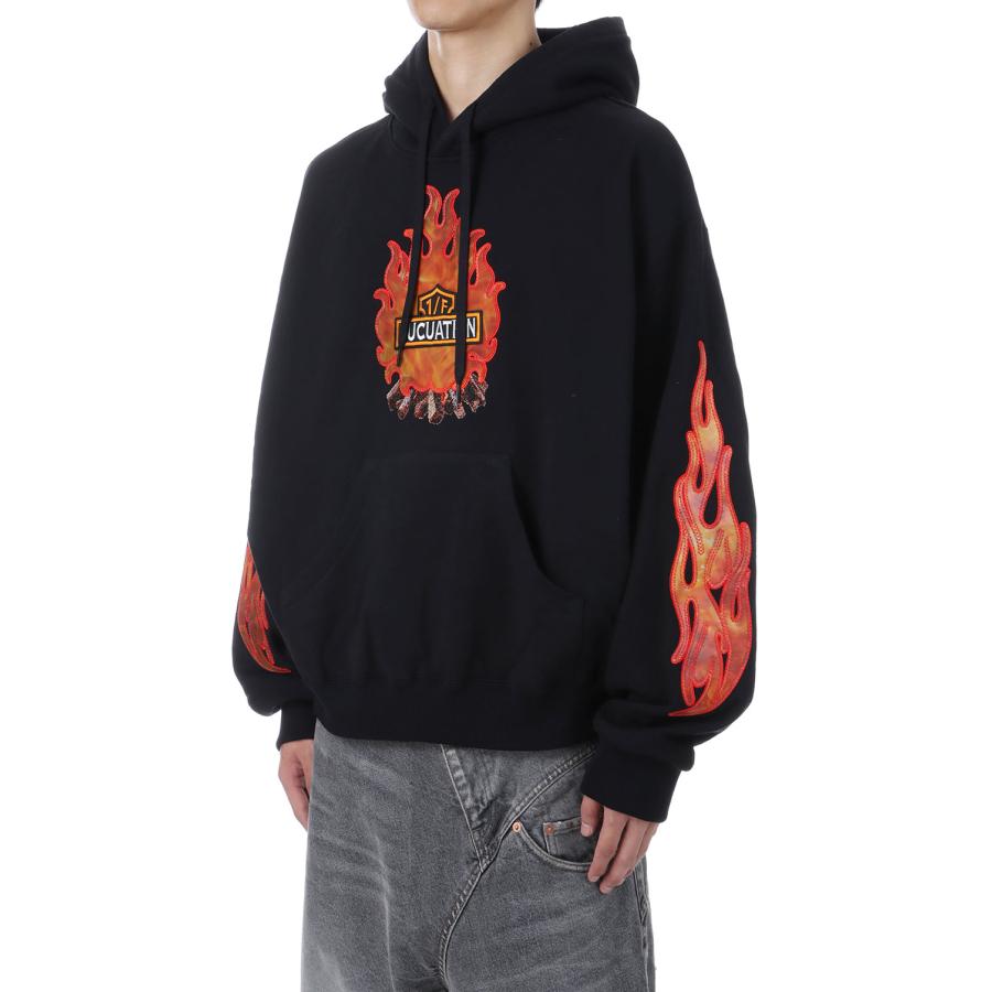 【P2倍】1/F FLUCTUATION LENTICULAR HOODIE - BLACK (25AW45CS408) doublet(ダブレット) |  | 03