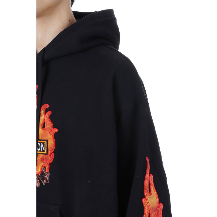 【P2倍 / SALE】1/F FLUCTUATION LENTICULAR HOODIE - BLACK (25AW45CS408) doublet(ダブレット) |  | 05