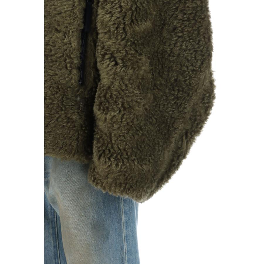 【P2倍】HEMP FAUX FUR ZIP-UP JACKET - KHAKI (25AW10BL231) doublet(ダブレット) |  | 04