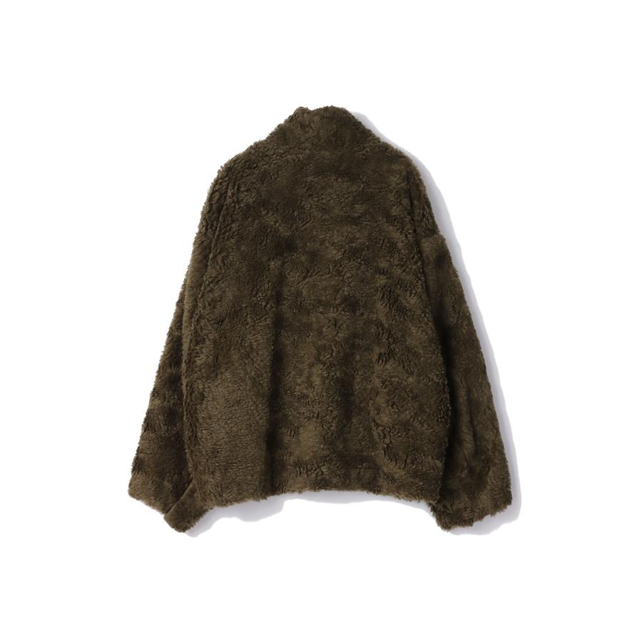【P2倍 / SALE】HEMP FAUX FUR ZIP-UP JACKET - KHAKI (25AW10BL231) doublet(ダブレット) |  | 06