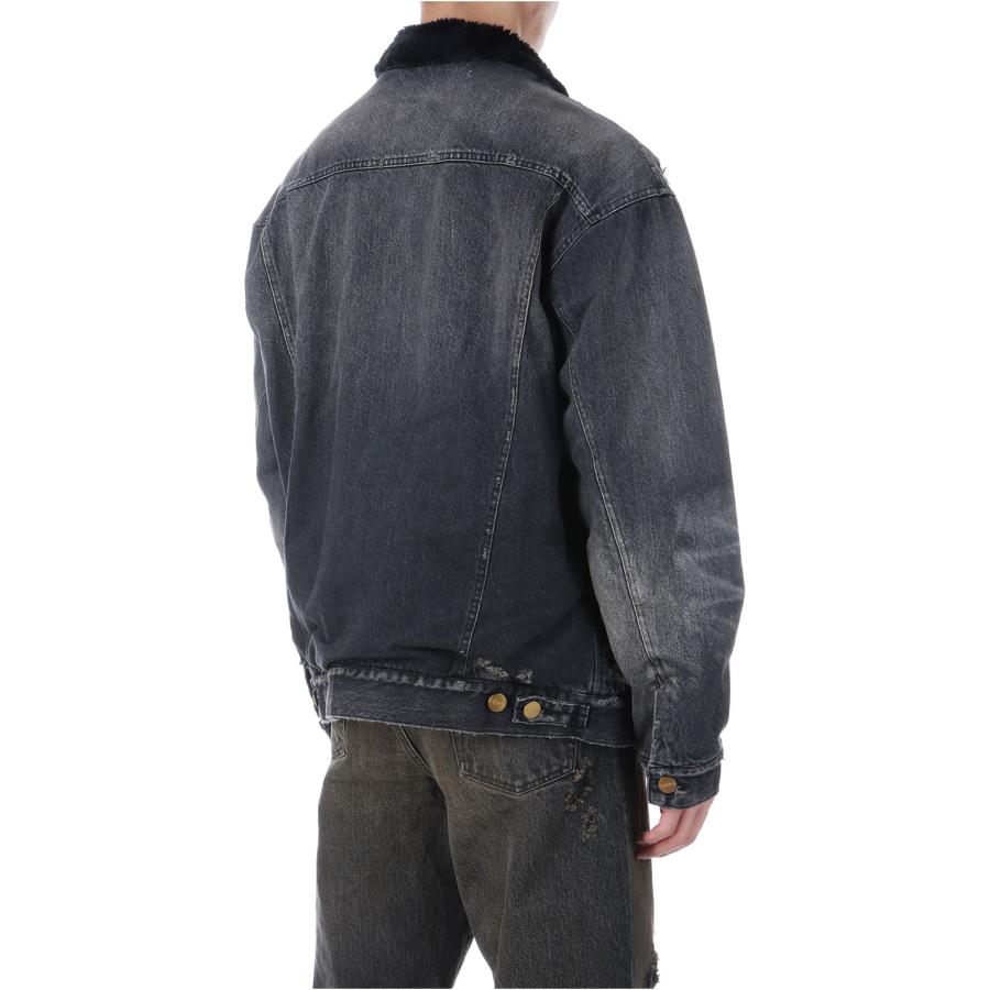 【P5倍】Boa Lining Denim Jacket - BLACK (G15BL048) KAMIYA(カミヤ) |  | 04