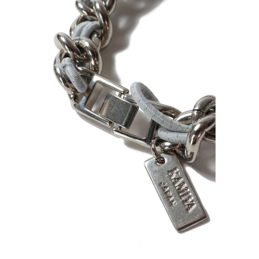 【P5倍】Laced Chain Bracelet - GRAY (G15AC215) KAMIYA(カミヤ) |  | 01