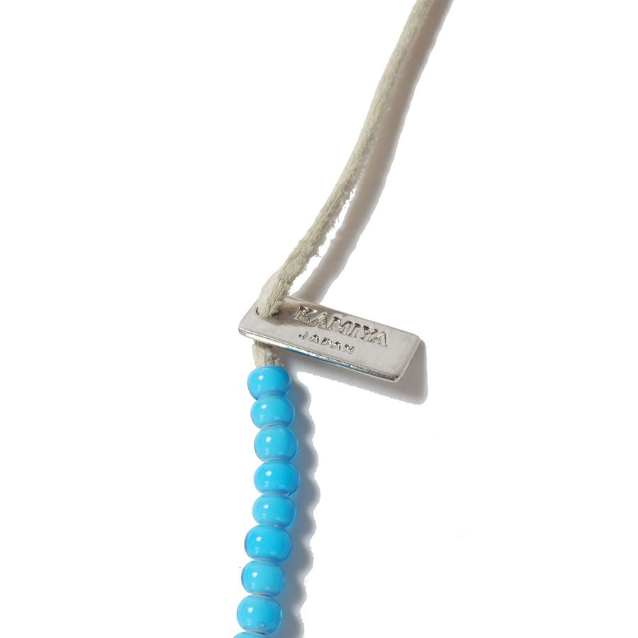 【P5倍】Glass Beaded Necklace - AQUA (G15AC216) KAMIYA(カミヤ) |  | 01