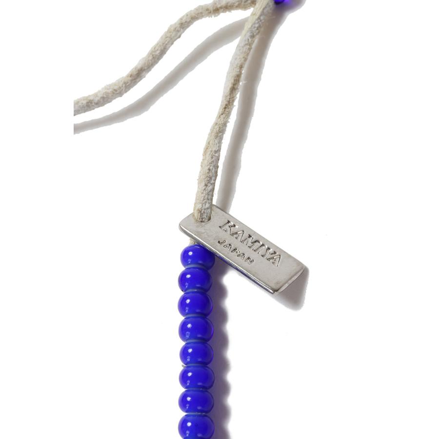 【P5倍】Glass Beaded Necklace - BLUE (G15AC216) KAMIYA(カミヤ) |  | 01