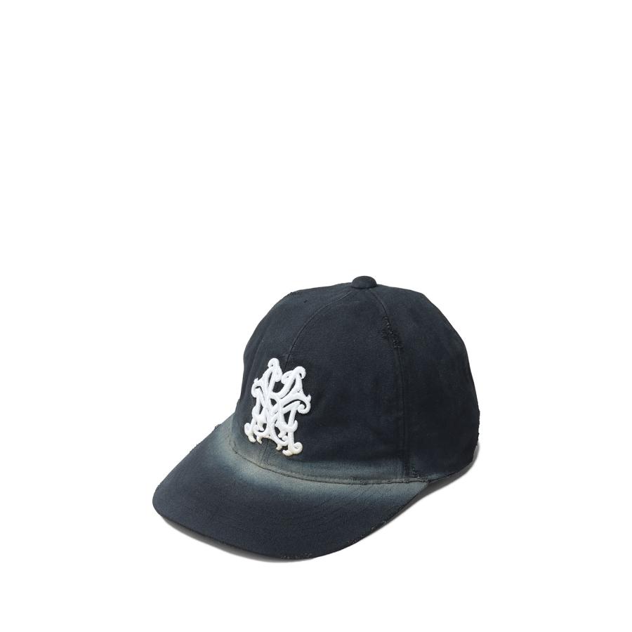 【P5倍】CA4LA x KAMIYA KMY Distressed Cap - BLACK (G15CA101) KAMIYA(カミヤ) | 