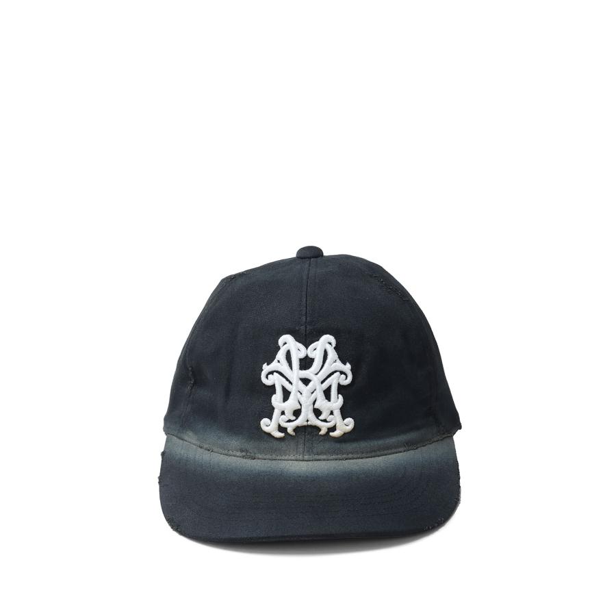 P10倍】【SALE】CA4LA x KAMIYA KMY Distressed Cap - BLACK (G15CA101