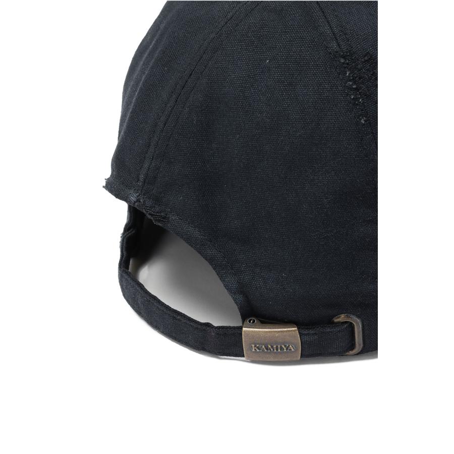 P10倍】【SALE】CA4LA x KAMIYA KMY Distressed Cap - BLACK (G15CA101