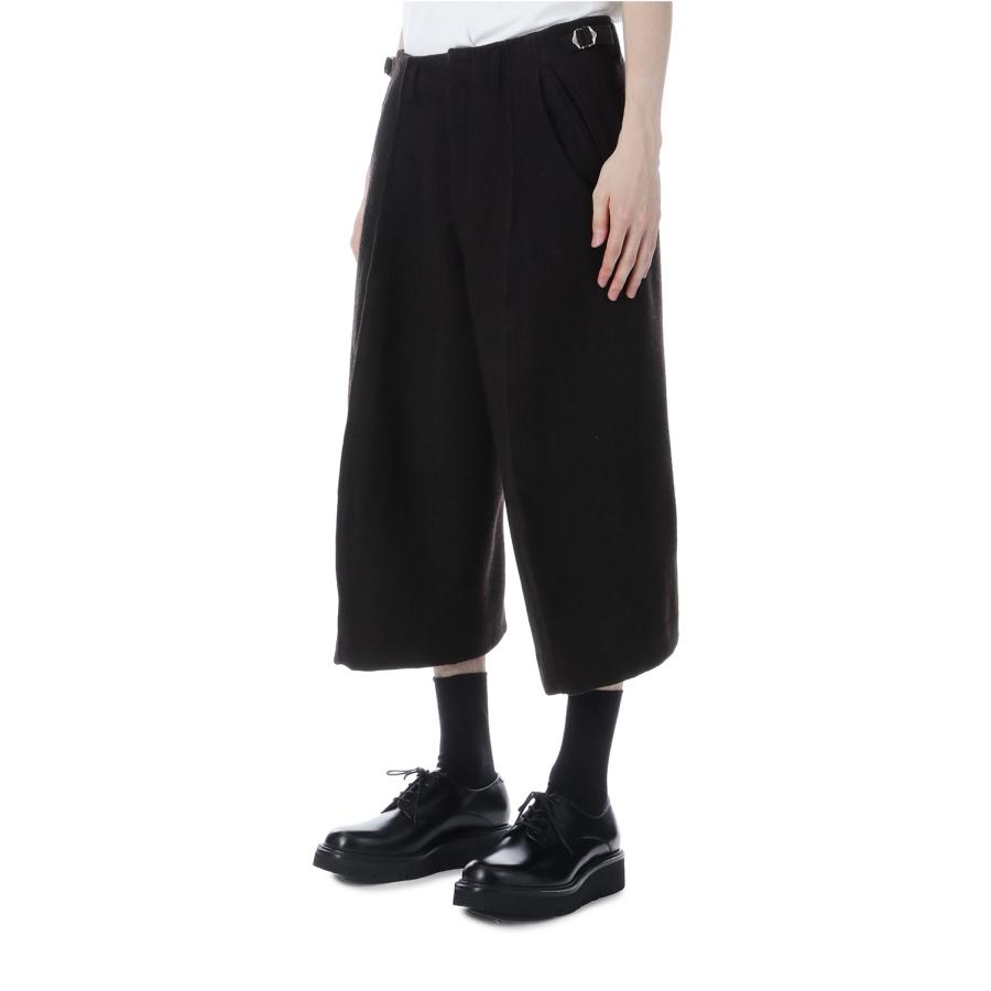 【SALE】S CURVED UTILITY CAPRI TROUSERS - BROWN (NF252P02) NVRFRGT(ネヴァーフォーゲット) |  | 03