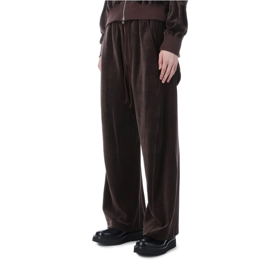 【SALE】VELOUR 3D TWISTED LOUNGE PANTS - BROWN (NF252P08) NVRFRGT(ネヴァーフォーゲット) |  | 03