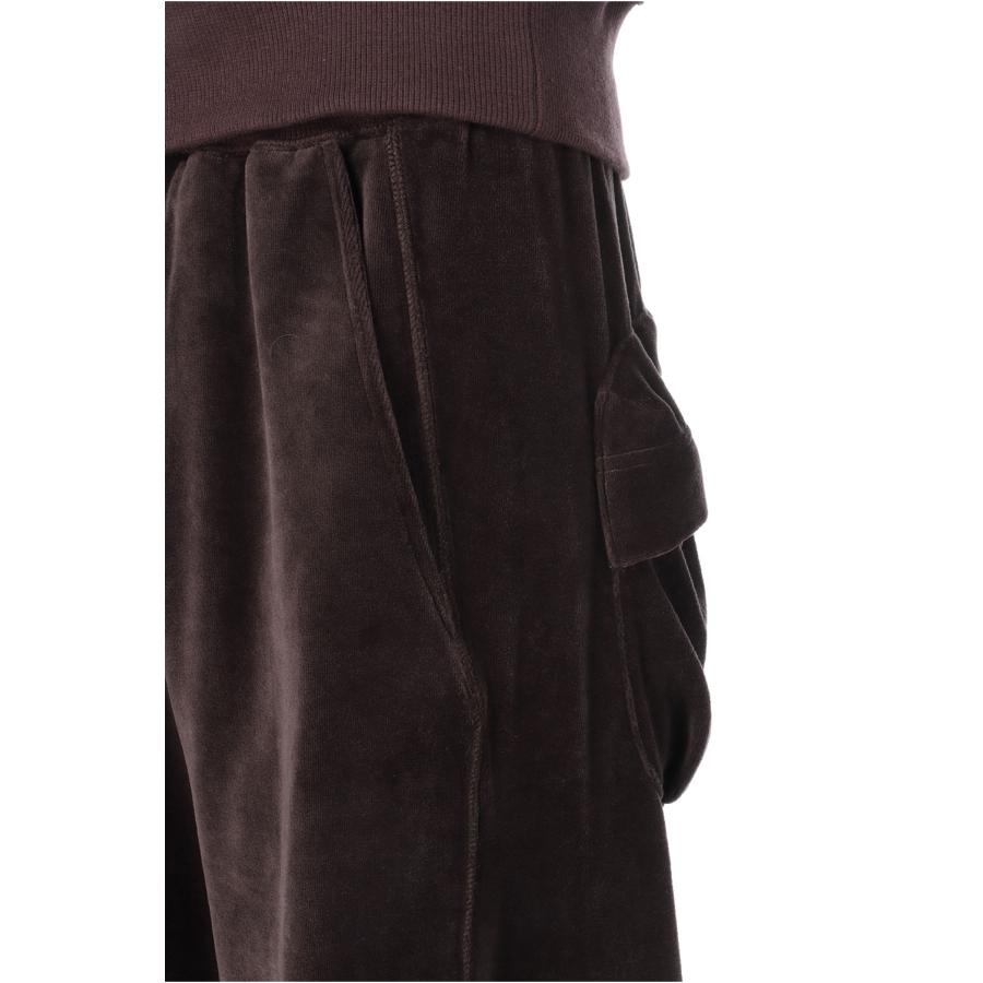【SALE】VELOUR 3D TWISTED LOUNGE PANTS - BROWN (NF252P08) NVRFRGT(ネヴァーフォーゲット) |  | 06